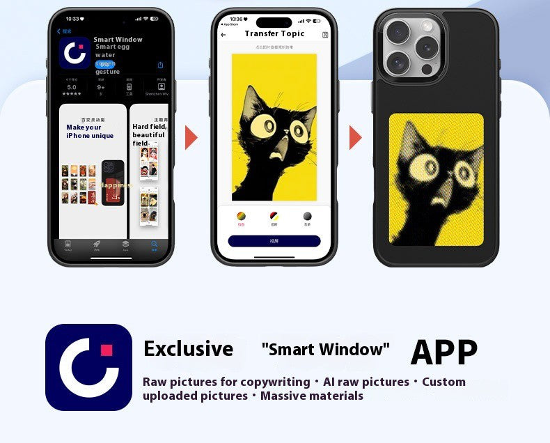 Smart E-Ink Iphone Case - Change Your Design Anytime