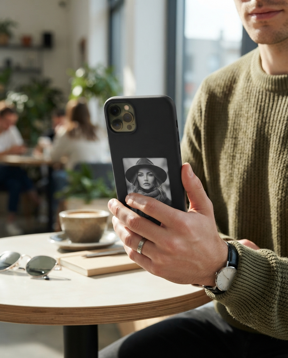 Smart E-Ink Iphone Case - Change Your Design Anytime