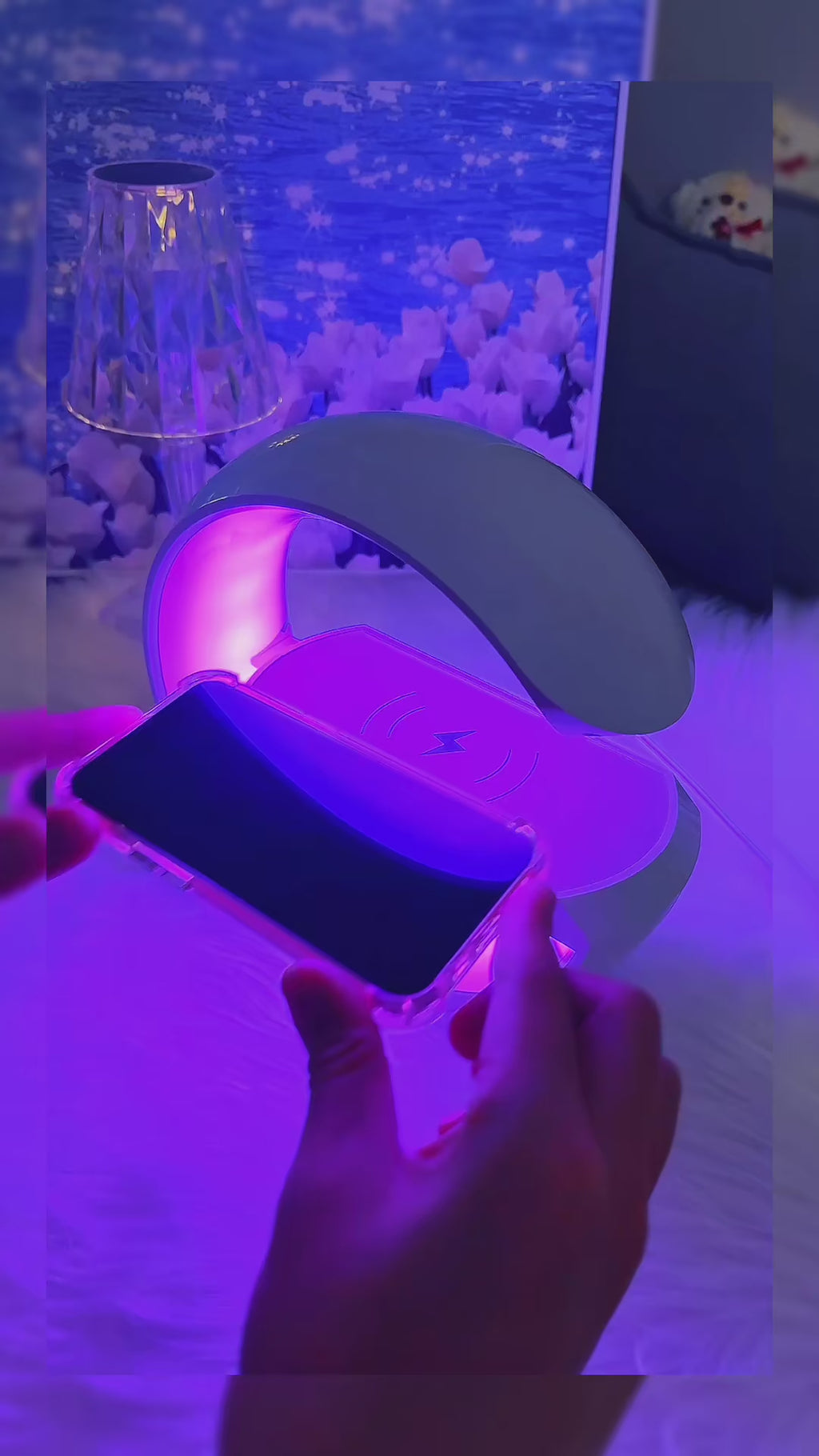 Power Bank Bluetooth Speaker Volume Control Alarm Clock And Ambient Lightingmultifunctional All In One