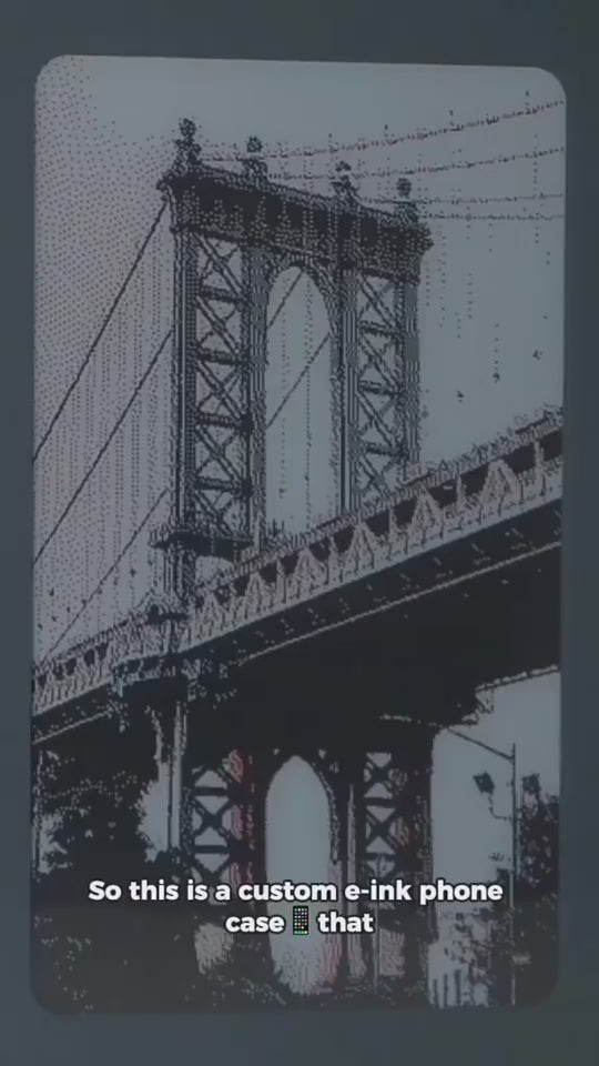 Smart E-Ink Iphone Case - Change Your Design Anytime