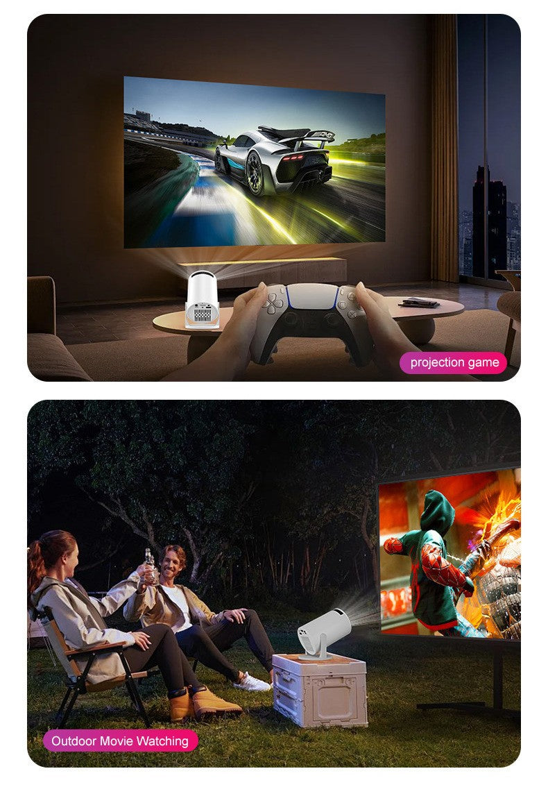 Mini portable project - Full HD Smart Home Theater for Movies & Gaming